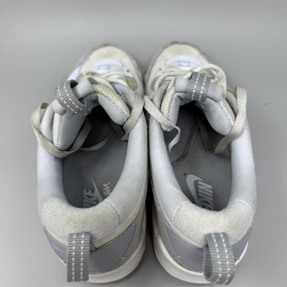 Nike Air Max 90 Futura Womens Size 8 White Gray Athletic Shoes Sneakers - Picture 7 of 9